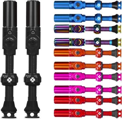 Muc-Off Tubeless Ventiel Big Bore Hybrid Large Black Auto/Schräder Ventiel 45mm