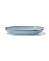 HEMA Ovale schaal 30cm Porto reactief glazuur blauw (blauw) - thumbnail