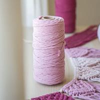 Vaessen Creative • macramé touw 3mmx100m oudroze - thumbnail