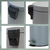 Kela - Monaco Pedaal Afvalemmer - 3 liter - Roze - Kela - thumbnail