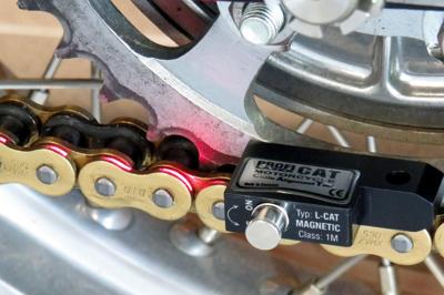 PROFI PRODUCTS kettinglijntester "cat laser magnet" chain alignment tester pp cat-line magnets