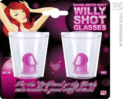 Borrelglaasjes met piemel