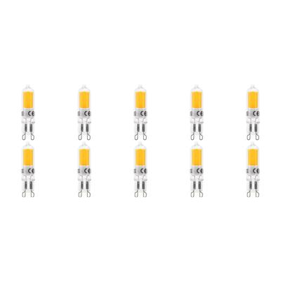 LED Lamp 10 Pack - Velvalux - G9 Fitting - Dimbaar - 3W - Warm Wit 3000K | Vervangt 32W