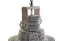 Plafondlamp Home ESPRIT Grijs Hout Metaal Ijzer 25 W 39 x 39 x 45 cm - thumbnail