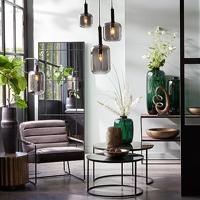 Light & Living Vloerlamp 'Lekar' 155cm, kleur Zwart - thumbnail