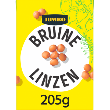 Jumbo Biologische Bruine Linzen 205 g