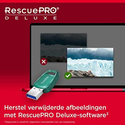 SanDisk Ultra Eco™ USB-stick 128 GB Groen SDCZ96-128G-G46 USB-A 3.2 Gen 1