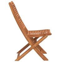 Tuinstoelen inklapbaar 2 st massief acaciahout - thumbnail