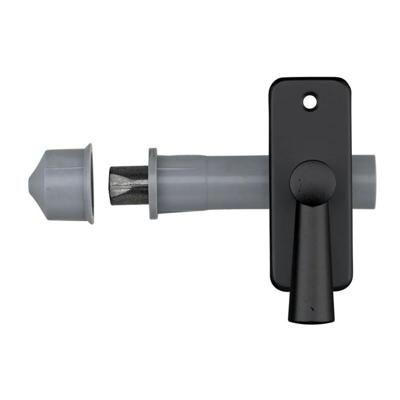 AXA 7321-50-38/E inboorgrendel met sluitkom - doornmaat 50mm zwart