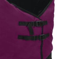 VidaXL Paardendeken donkergroen en zwart 75 cm polyester - thumbnail