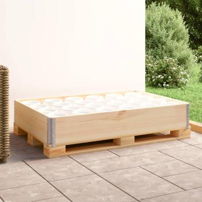 VidaXL Palletopzetrand 80x120 cm massief grenenhout