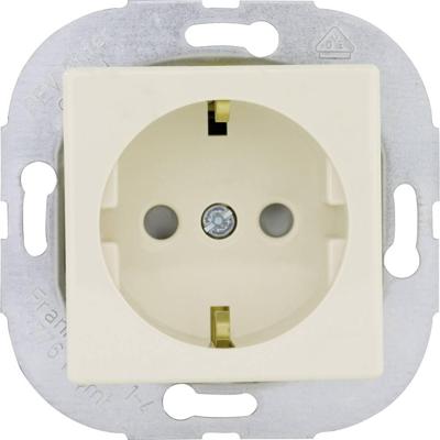 REV 0236020200 Wandcontactdoos Crème-wit 1 stuk(s)