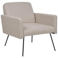 Beliani - NARKEN - Fauteuil - Beige - Polyester - thumbnail