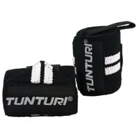 Tunturi Crossfit Wrist Wraps | Pols Wraps | Zwart/Wit | Per Paar - thumbnail