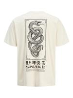 Heren-T-Shirt met Korte Mouwen Jack & Jones Jorsnake - Maat: L - thumbnail