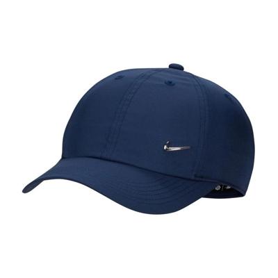 Nike Dri-FIT Club Unstructured Metal Swoosh Pet Kinderen Midnight Navy One Size