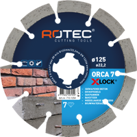 Rotec Diamantzaagblad 'Orca / GC-2010' X-Lock | Ø115x2,3xØ22,2 - 710.115X - thumbnail