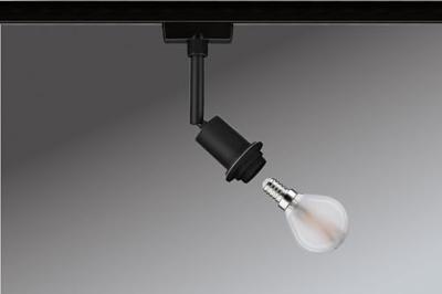 Paulmann 230V-railsysteem lamp URail E14 Zwart (mat)