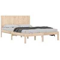 Bedframe zonder matras massief grenenhout 200x200 cm - thumbnail