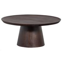 vtwonen Ronde Salontafel 'Coffee A Gogo' Mangohout, 90cm - thumbnail