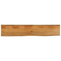 Tafelblad met natuurlijke rand 180x30x3,8 cm massief mangohout - thumbnail