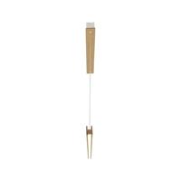 Hanglamp hout balk &apos;Ilgas&apos; led 3000k warm wit 115 cm - thumbnail