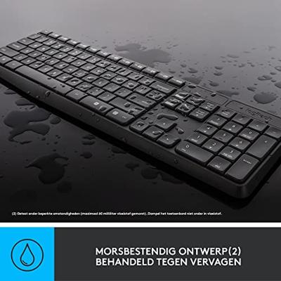 Logitech MK235 Wireless Keyboard en Mouse desktopset - thumbnail