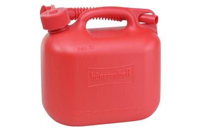 CEMO 10843 Kanister 5l rot Jerrycan voor brandstof 5 l Kunststof