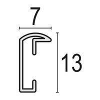 Zep fotolijst al1s2 silver 13x18 cm - thumbnail