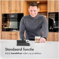 Accezz Wallet Softcase Bookcase Samsung Galaxy S24 FE Telefoonhoesje Zwart - thumbnail