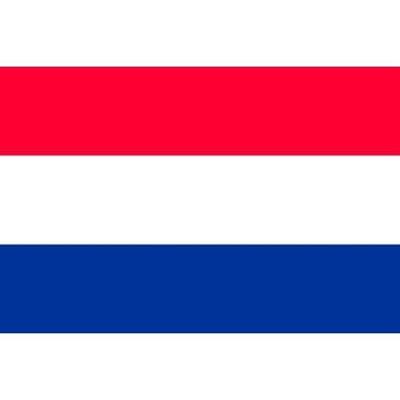 Vlag rood-wit-blauw nederland stof 100x150cm