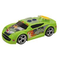 Happy People raceauto BeatSpeed licht en geluid 24 cm groen - thumbnail
