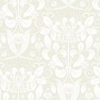 Dutch Wallcoverings Hjärterum - Berit - Wit - thumbnail