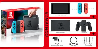 Nintendo Switch (2019 upgrade) - Red/Blue - thumbnail