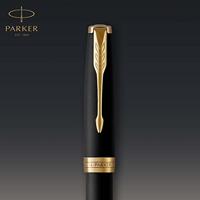 Vulpen Parker Sonnet matte black lacquer GT medium - thumbnail
