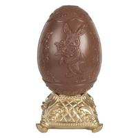 Clayre & Eef Decoratie Beeld Ei 25 cm Bruin Polyresin Paasdecoratie - thumbnail