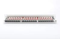 Digitus DIGITUS 24 poorten Netwerkpatchpaneel 483 mm (19) CAT 6A, CAT 6a (losse kabel CAT 7) 1 HE Meerdere kleuren Ingericht - thumbnail