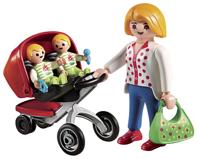 PLAYMOBIL City Life tweeling kinderwagen 5573 - thumbnail