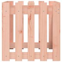 VidaXL Plantenbak met hekontwerp 50x50x50 cm massief douglashout - thumbnail
