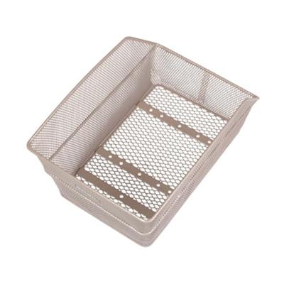 BASIL Fietsmand cento achtermand 24 x 38,5 x 11 cm - nude metallic