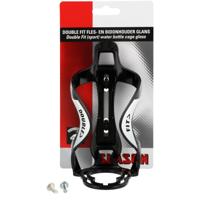 Simson bidonhouder double fit bidon-fles glans zwart kaart - thumbnail