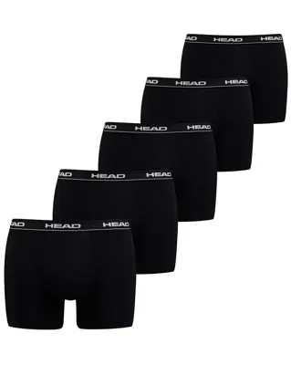 5-pak Heren Boxershorts - Zwart - Multipack heren onderbroeken katoen