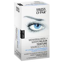 Swiss o-Par Wenkbrauwen + wimperkleur zwart (1 Set) - thumbnail