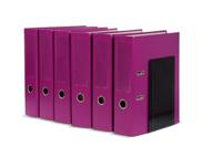 MAUL ordner- boekensteun metaal 24X16x24cm zwart, set van 2 stuks - thumbnail