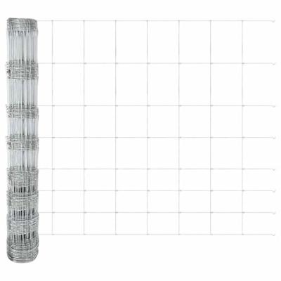 Weidehekwerk Zilver 25 x 1 m Gegalvaniseerd staal