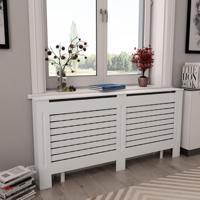 Radiatorombouwen 2 st 172x19x81,5 cm MDF wit - thumbnail