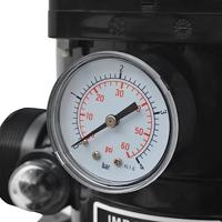 Zwembadzandfilter met 6-positie ventiel 460 mm blauw - thumbnail