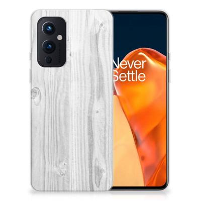 OnePlus 9 | Bumper Hoesje | White Wood OnePlus 9 | Bumper Hoesje | White Wood