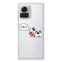 Motorola Moto X30 Pro Telefoonhoesje met Naam Cow - thumbnail