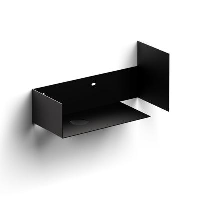 Clou Flush Badmeubelkast Open Met Handoekhouder Links 44x18x20,5 cm Zwart Clou Flush Badmeubelkast Open Met Handoekhouder Links 44x18x20,5 cm Zwart